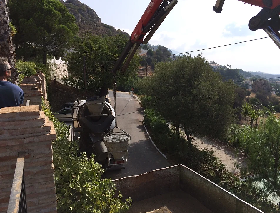 OCS - Constructions and services - PROJECTS - Exterior refurbishment in Mijas la Nueva